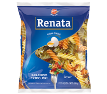 Imagem produto Macarrão Renata Ovos Parafuso Tricolori