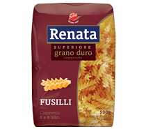 Embalagem Macarrão Fusilli Grano Duro Renata Superiore