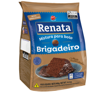 Embalagem Mistura Para Bolo Renata Brigadeiro