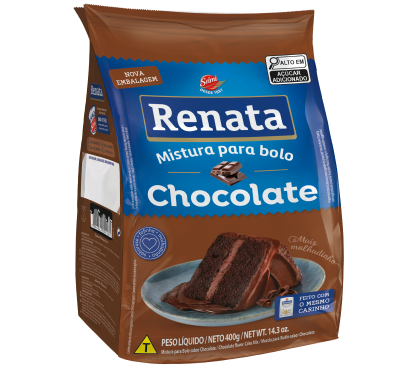 Embalagem Mistura Para Bolo Renata Chocolate