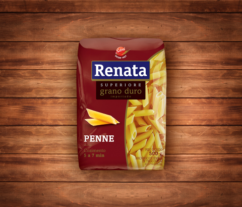 Embalagem Macarrão Penne Grano Duro Renata Superiore