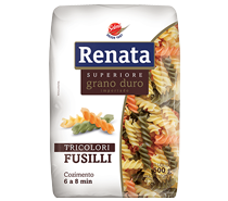 Imagem produto Macarrão Renata Grano Duro Tricolori Fusilli