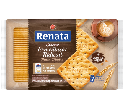 Embalagem Biscoito Renata Laminado Cracker Fermentação Natural