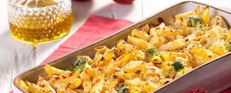 Macarrão gratinado de Natal