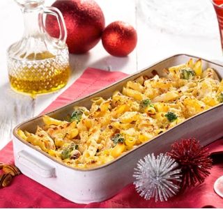 Receita Macarrão gratinado de Natal