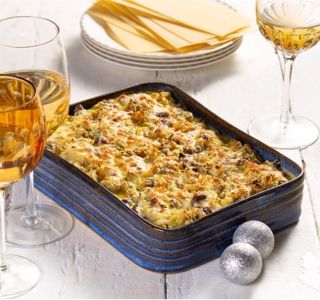 Receita Lasanha de bacalhau