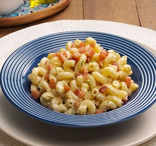 Receita Macarrão com molho de limão e bacon