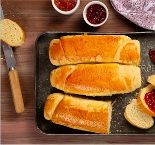 Receita Pão caseiro com semolina