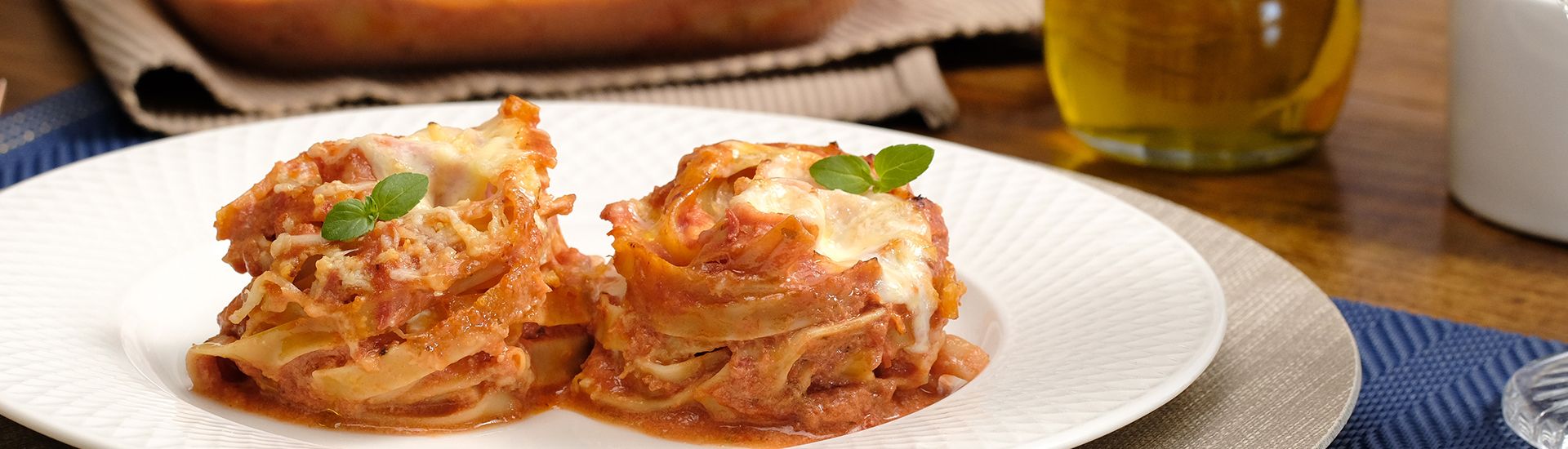 Macarrão ninho de forno