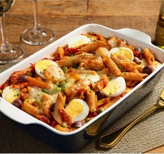 Receita Macarrão português de forno
