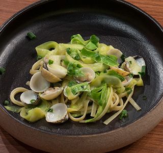 Receita Linguine ao vôngole