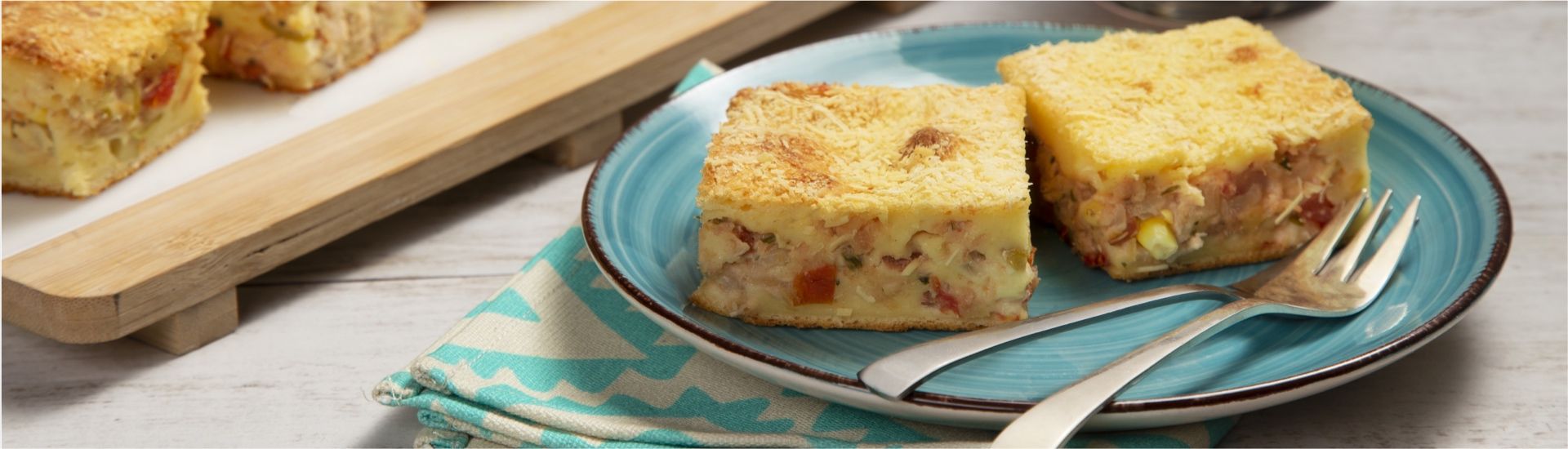 Torta de liquidificador de frango