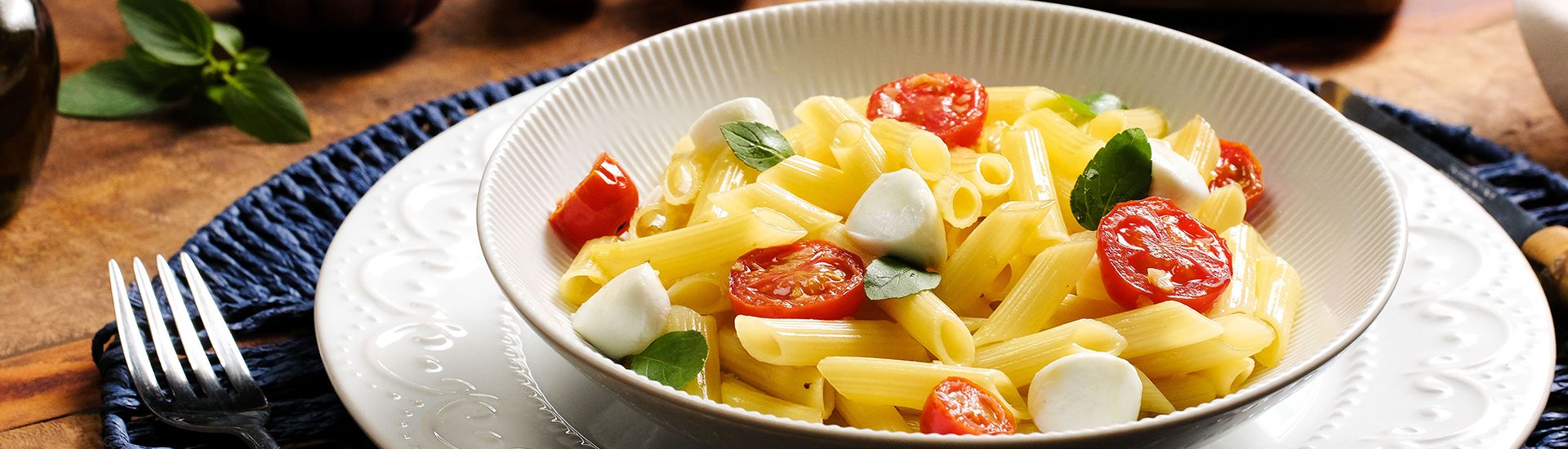 Macarrão à Caprese Sem Glúten