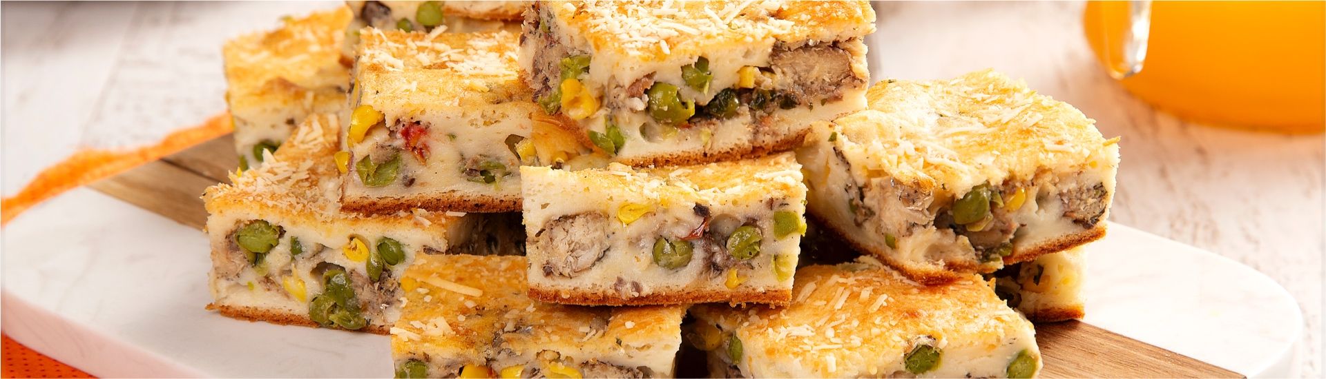 Torta de liquidificador de sardinha