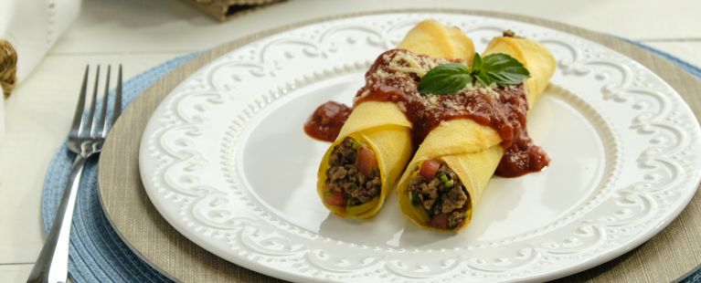 Panqueca de carne moída