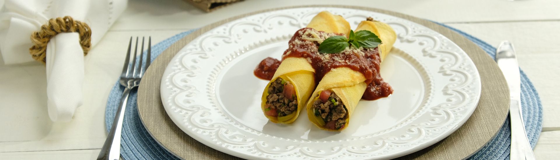 Panqueca de carne moída