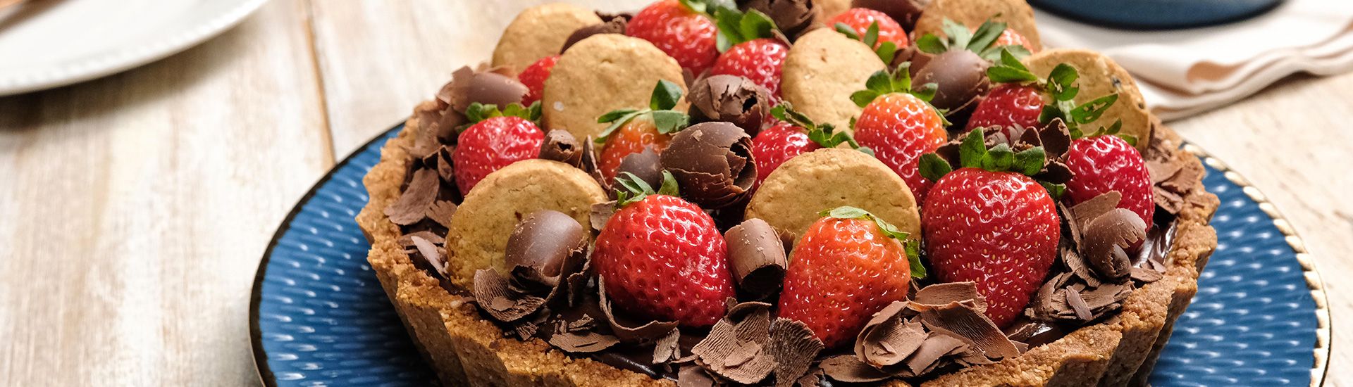 Torta de Chocolate com Morango
