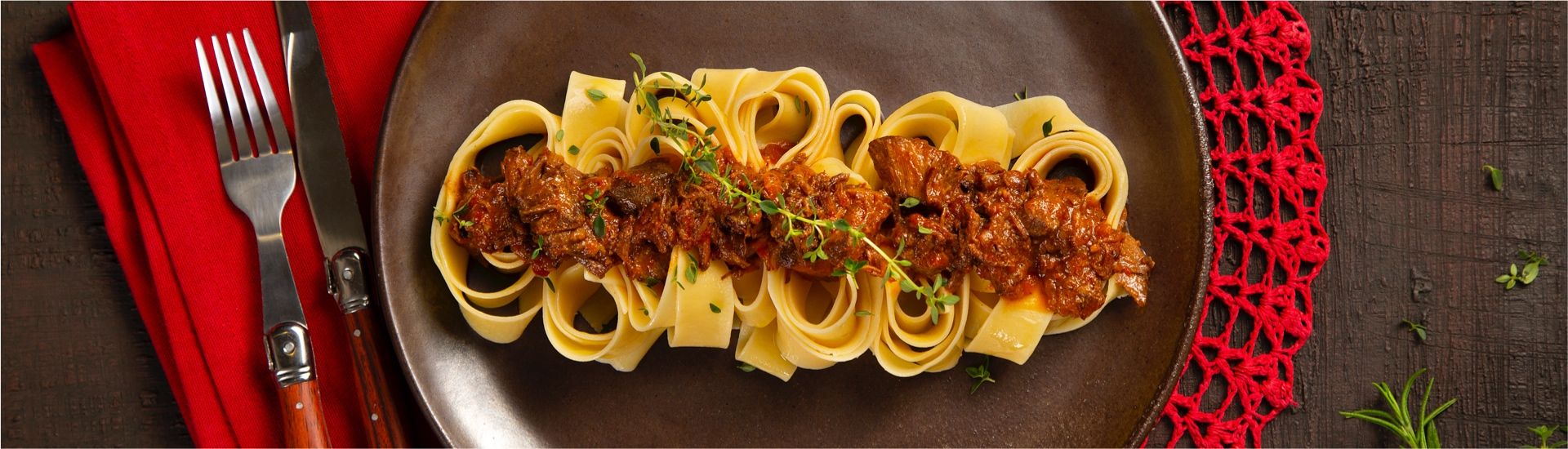Macarrão ao molho de ossobuco