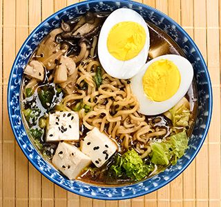 Receita Lámen de Cogumelos e Tofu