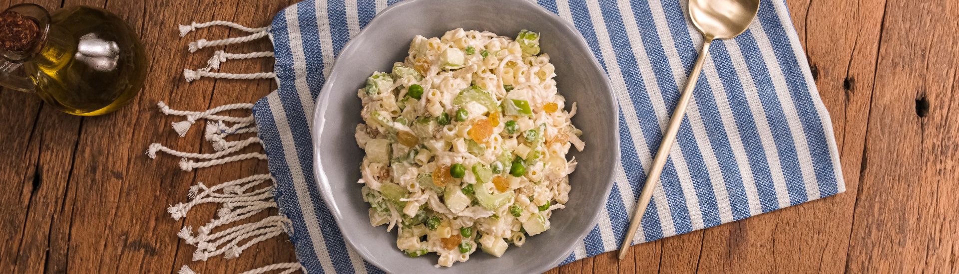 Salpicão de frango com macarrão