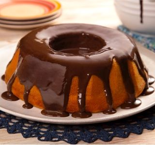 Receita Bolo vulcão de cenoura