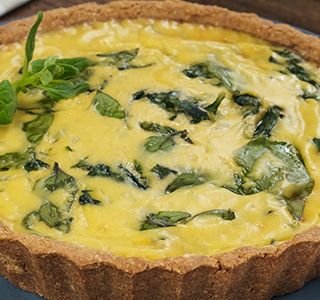 Receita Quiche de espinafre e ricota