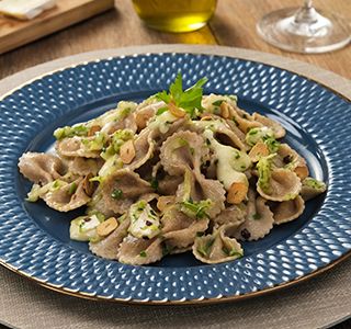 Receita Macarrão com abobrinha e queijo brie