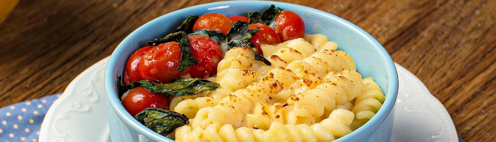 Receita Macarrão com Queijo e Vegetais