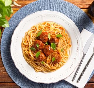 Receita Macarrão com almôndegas