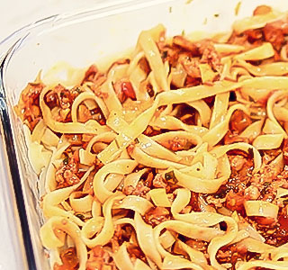 Receita Macarrão à Toscana
