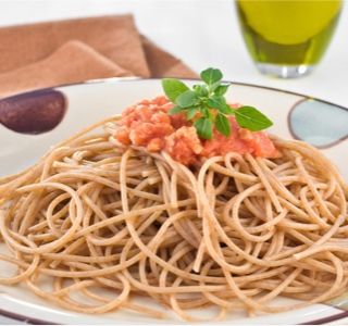 Receita Macarrrão à bolonhesa vegetariano