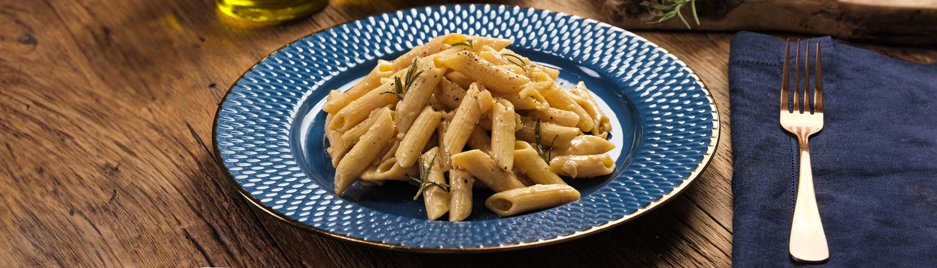 Macarrão Cremoso com Pimenta-do-Reino