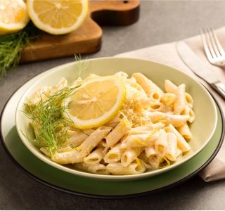 Receita Macarrão com molho de limão siciliano