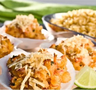 Receita Casquinha de kani-kama com macarrão