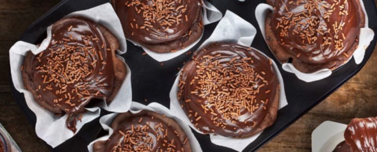 Cupcake de brigadeiro