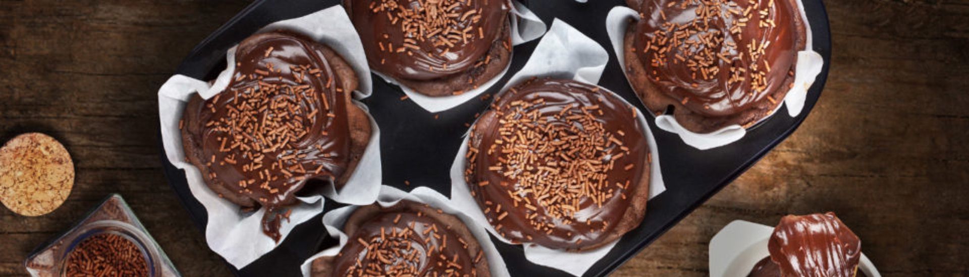 Cupcake de brigadeiro
